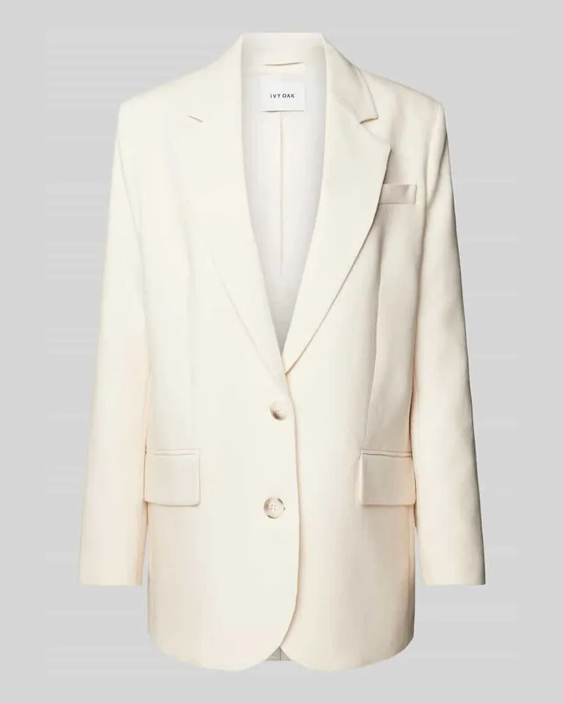 IVY & OAK Blazer mit Reverskragen Modell 'JUNA Beige
