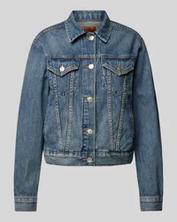 Ralph Lauren Jeansjacke mit Umlegekragen Modell 'PAIZLEY Jeansblau