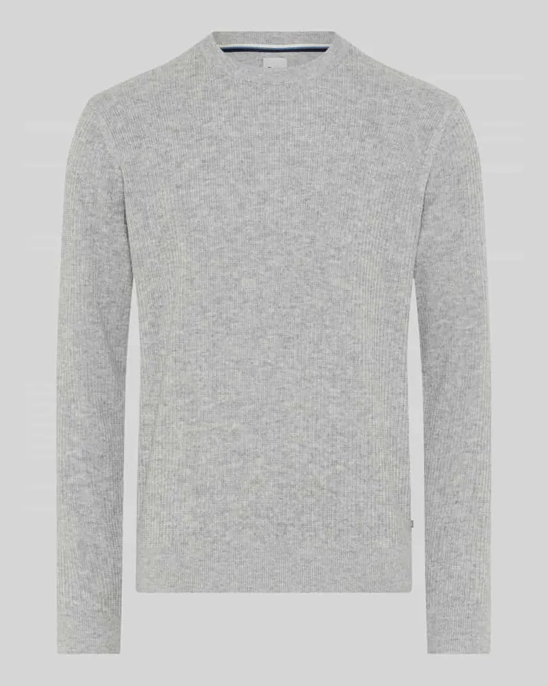 Brax Pullover aus Woll-Kaschmir-Mix Modell 'Rick Silber