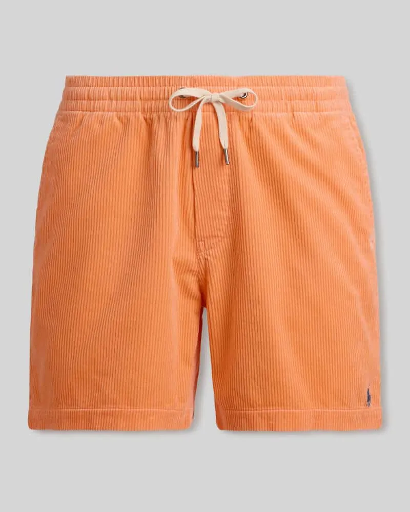Ralph Lauren Sweatshorts aus reiner Baumwolle Orange