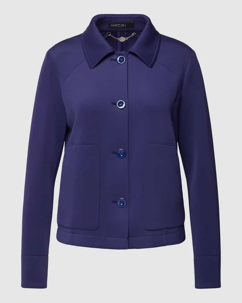 Marc Cain Blazer mit aufgesetzten Taschen Lila