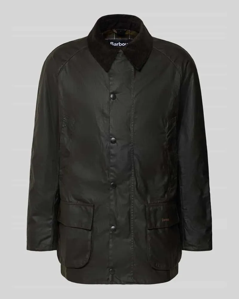Barbour Taillierte Wachsjacke aus gewachster Baumwolle Modell 'BRISTOL Oliv