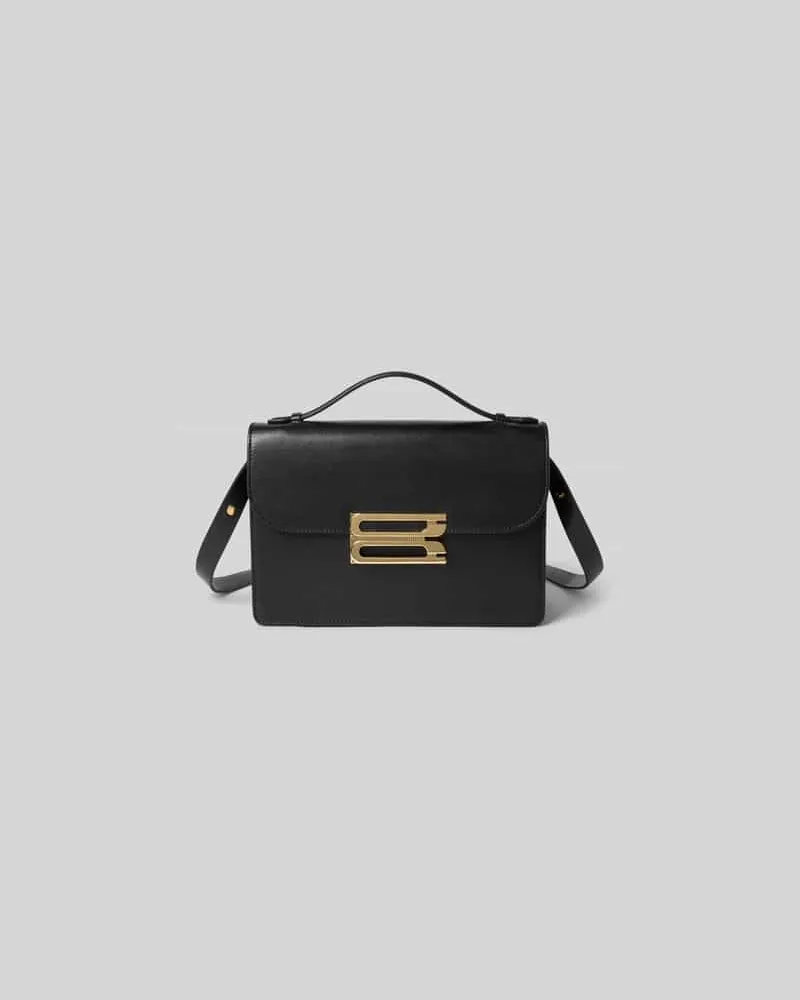 Victoria Beckham Shoulder Bag aus echtem Leder Black