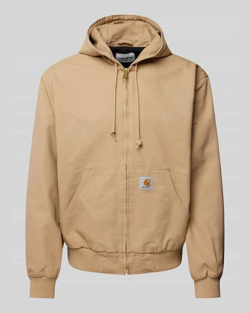Carhartt WIP Jacke mit Label-Patch Modell 'ACTIVE Hellbraun