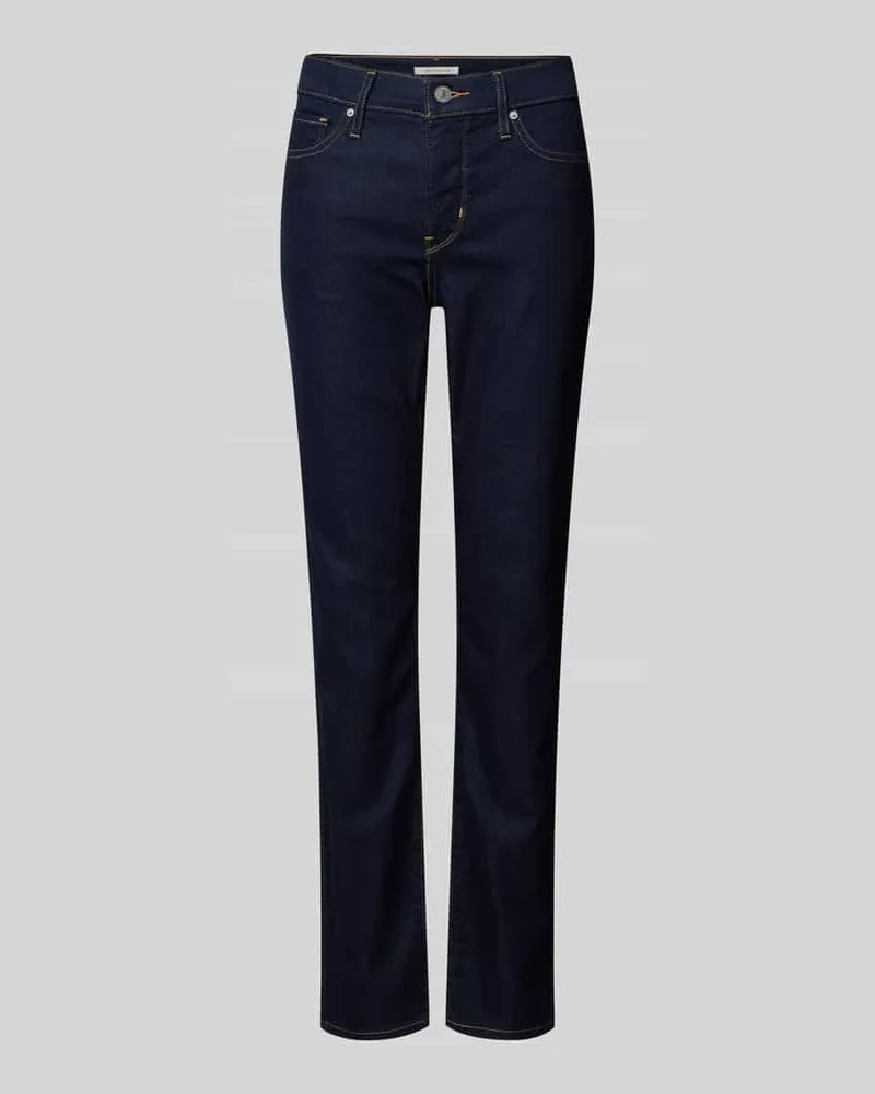 Levi's Shaping Slim Fit Jeans im 5-Pocket-Design Modell '312 Dunkelblau