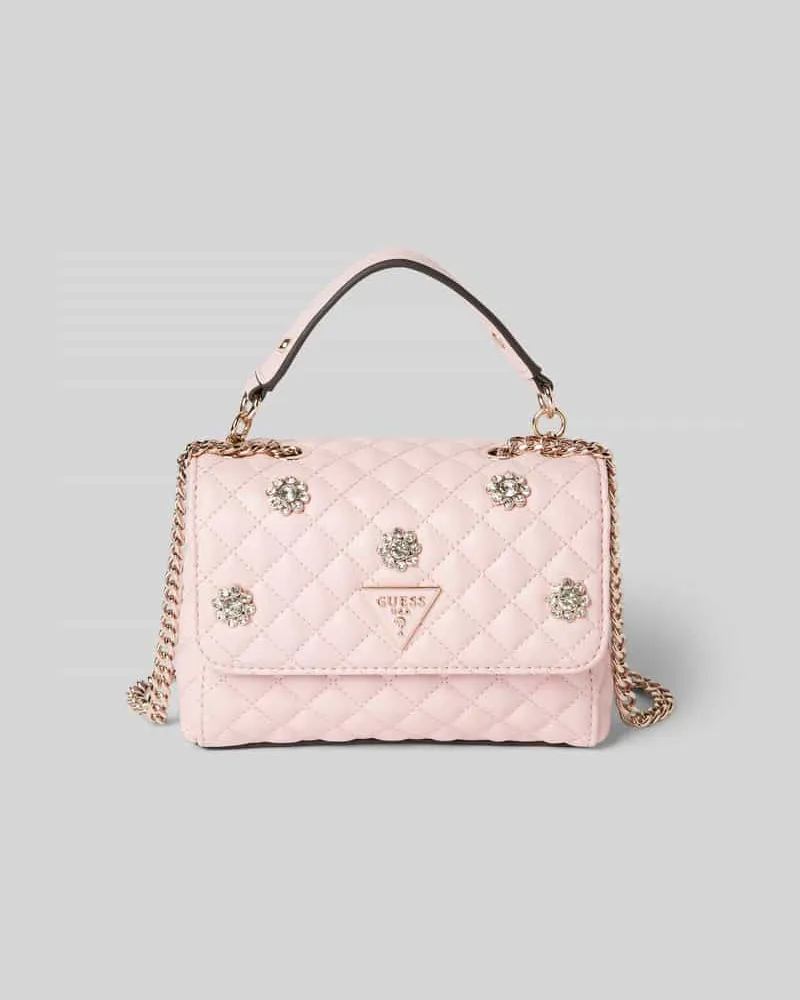 Guess Handtasche mit Steppnähten Modell 'EVERLEE Rose