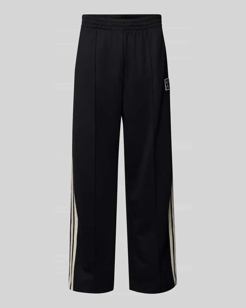 Calvin Klein Flared Sweatpants mit Label-Stitching Black