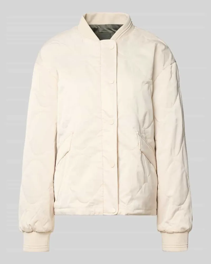 OPUS Jacke mit Pattentaschen Modell 'Hallinu Offwhite