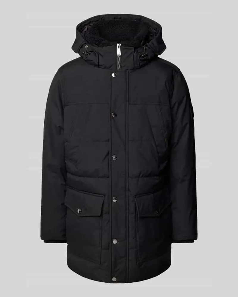 Tommy Hilfiger Steppjacke mit Kapuze Modell 'ROCKIE UTILITY Black