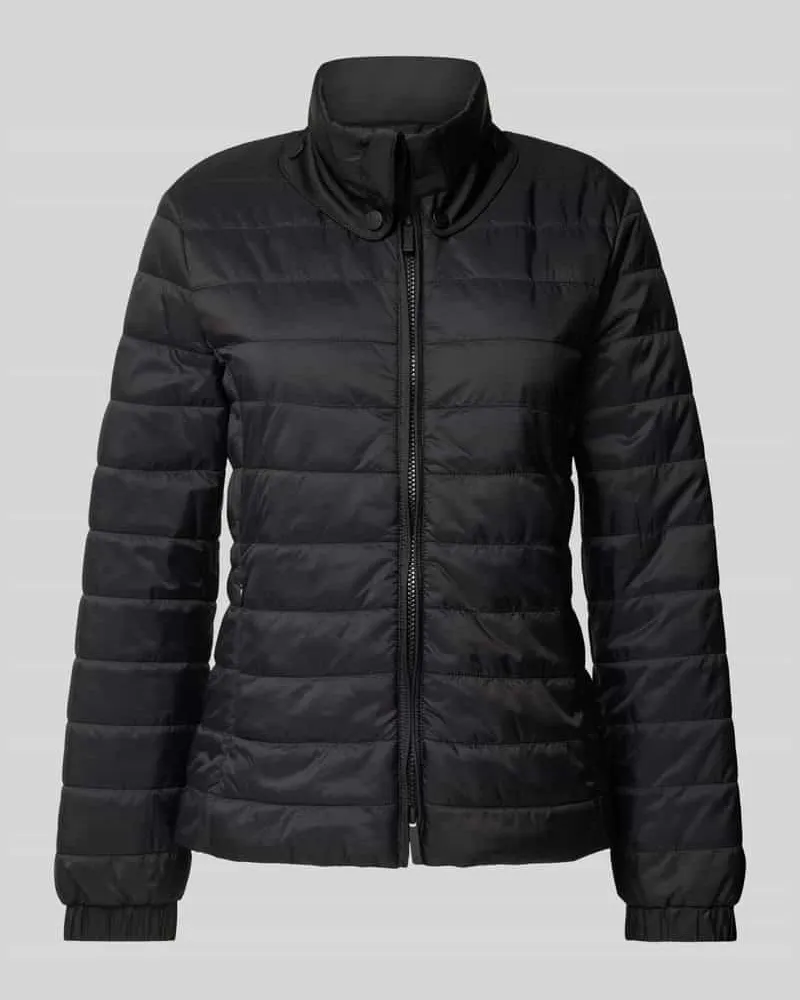Emporio Armani Steppjacke mit Umlegekragen Black
