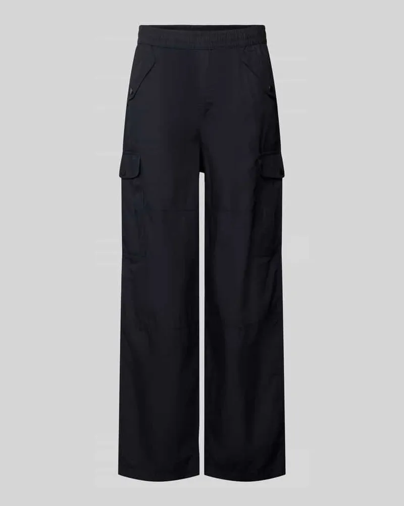 Armani Exchange Wide Fit Cargo-Hose mit Baumwoll-Anteil Marine