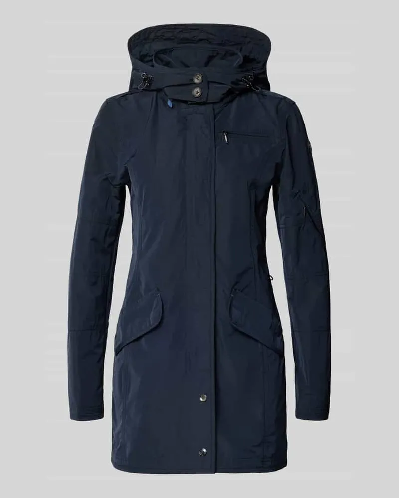 Gil Bret Jacke mit Kapuze und Pattentaschen Marine
