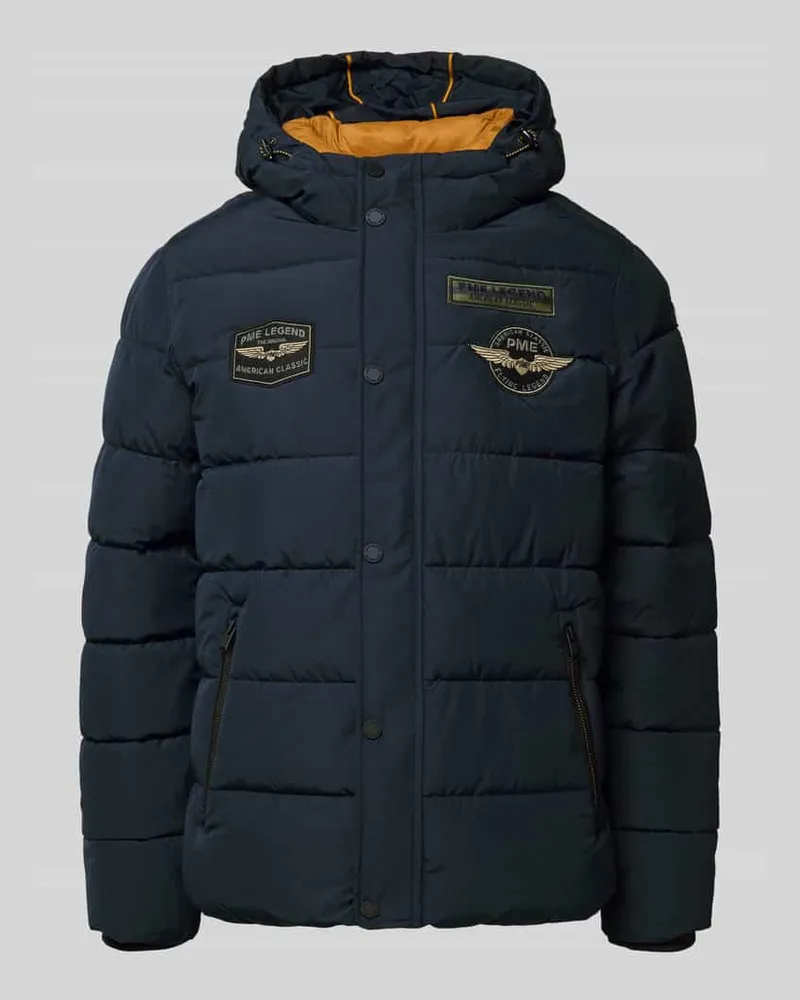 PME Legend Steppjacke mit Kapuze Marine