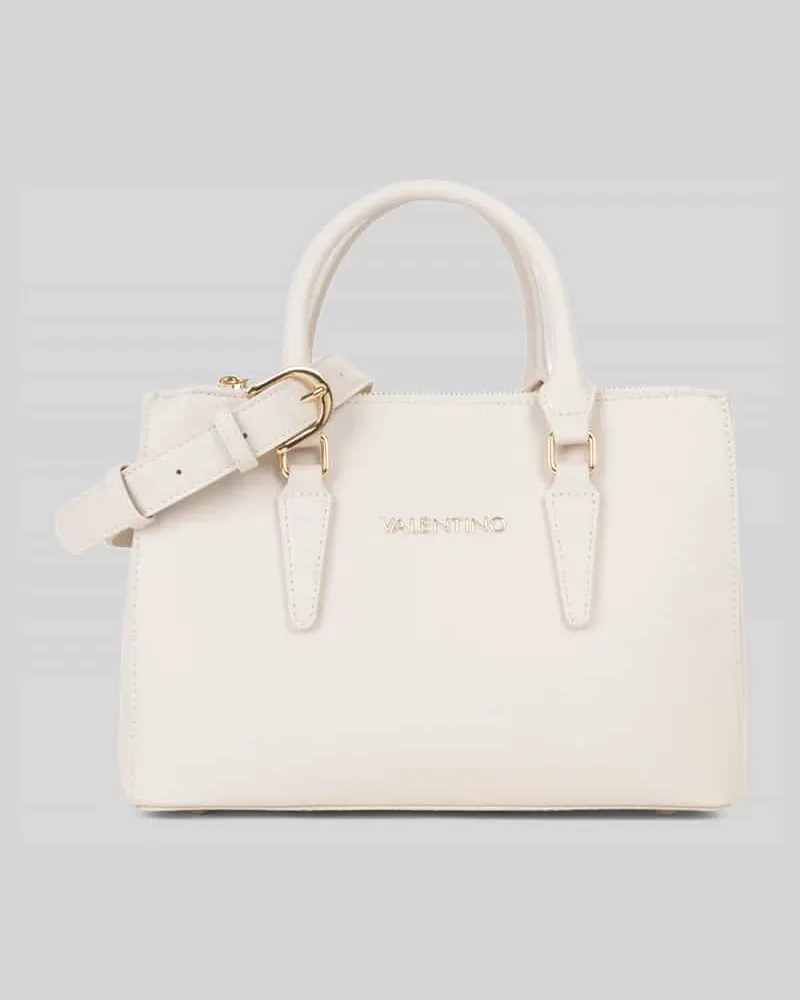 Valentino Bags Henkeltasche mit abnehmbaren Schulterriemen Ecru