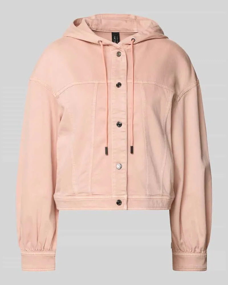 Marc Cain Jeansjacke mit Kapuze und Eingrifftaschen Rosa