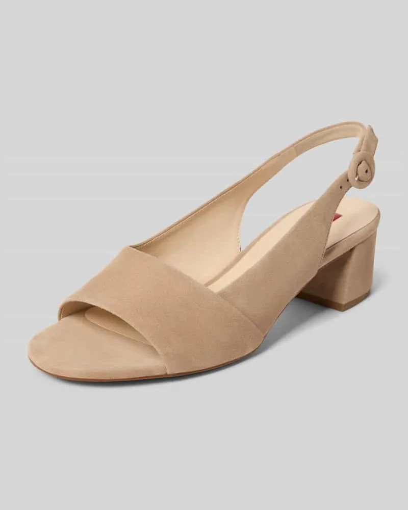 Högl Sandalette mit Blockabsatz Taupe
