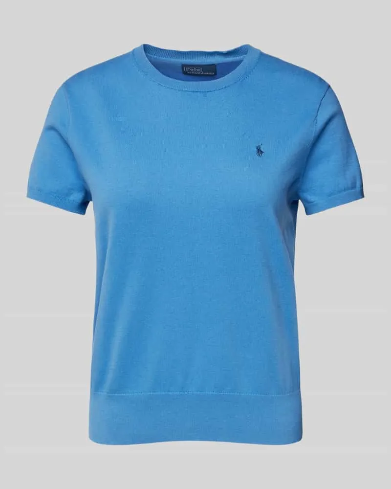 Ralph Lauren Strickshirt mit Logo-Stitching Blau
