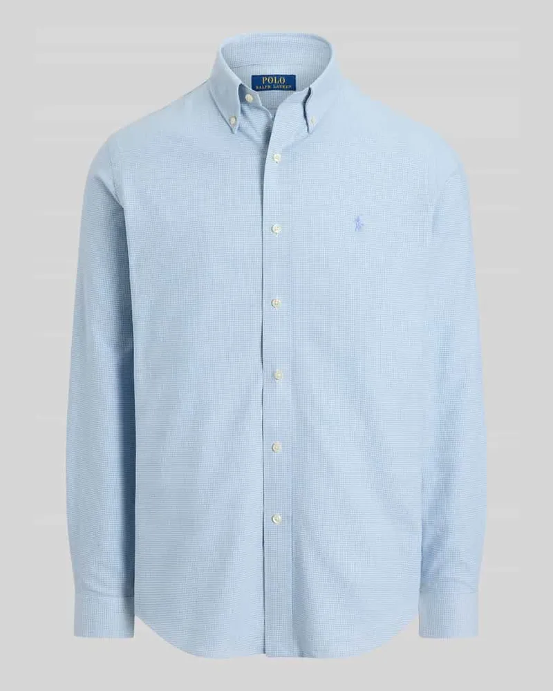 Ralph Lauren Regular Fit Freizeithemd aus Baumwollmix Hellblau
