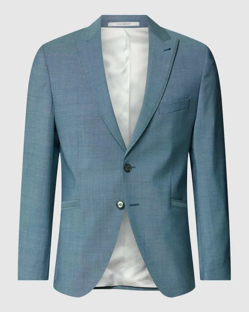 Wilvorst 2-Knopf-Sakko aus Woll-Mix Gruen
