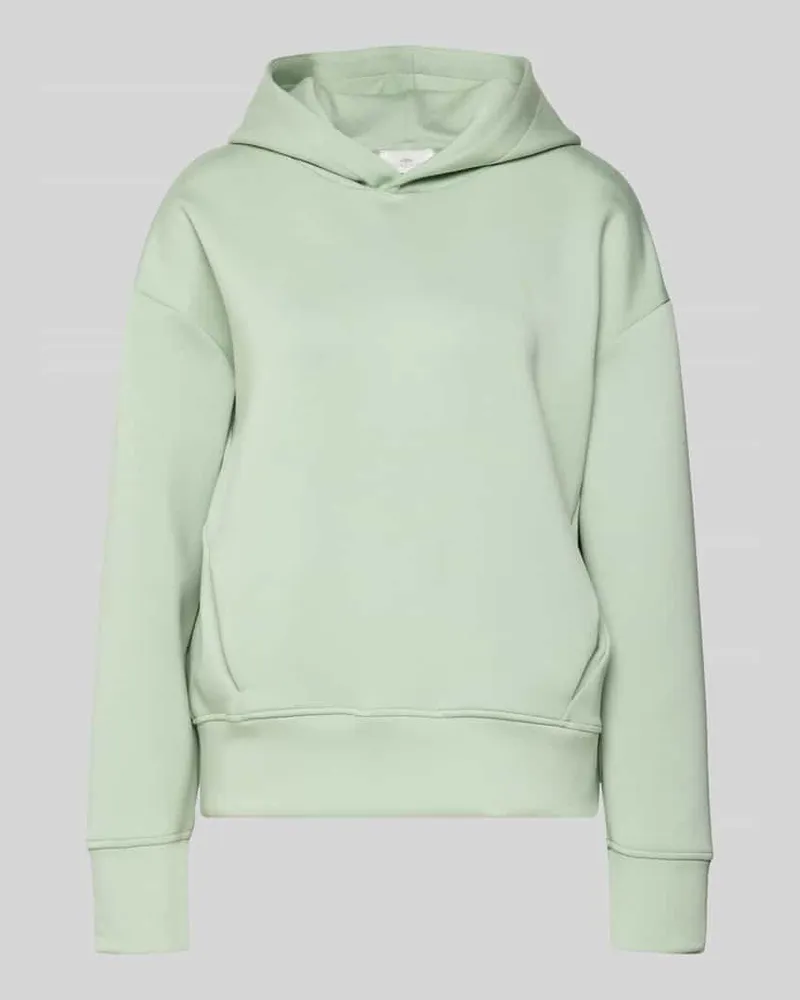 Fynch-Hatton Regular Fit Hoodie aus Viskose-Mix mit Eingrifftaschen Schilf