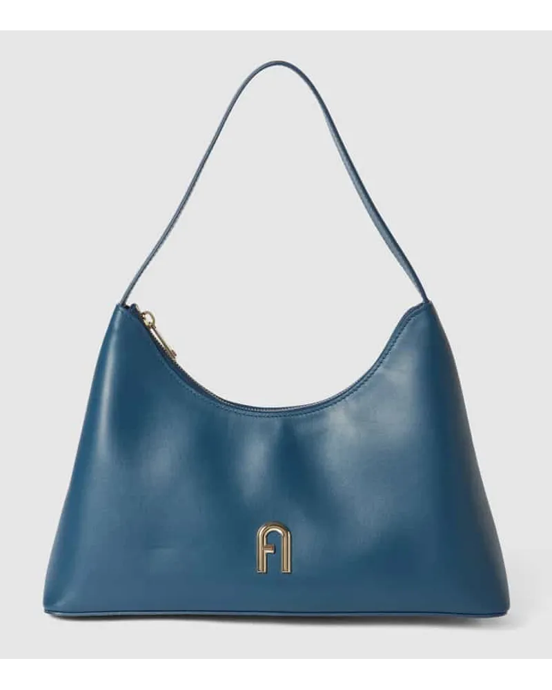 Furla Hobo Bag mit Label-Applikation Modell 'DIAMANTE Marine