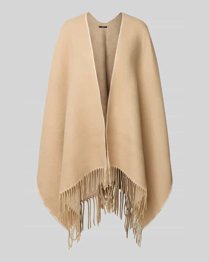JOOP! Stola mit Fransen Modell 'AZRA Beige