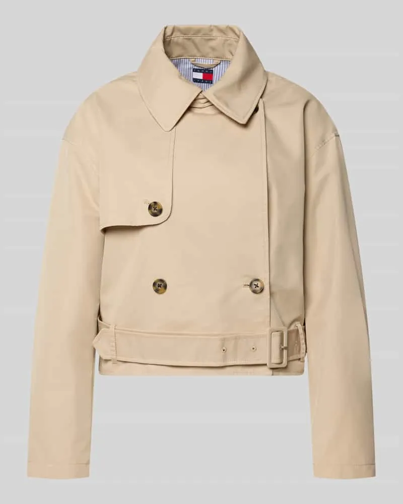Tommy Hilfiger Relaxed Fit Trenchcoat aus Baumwoll-Mix Beige