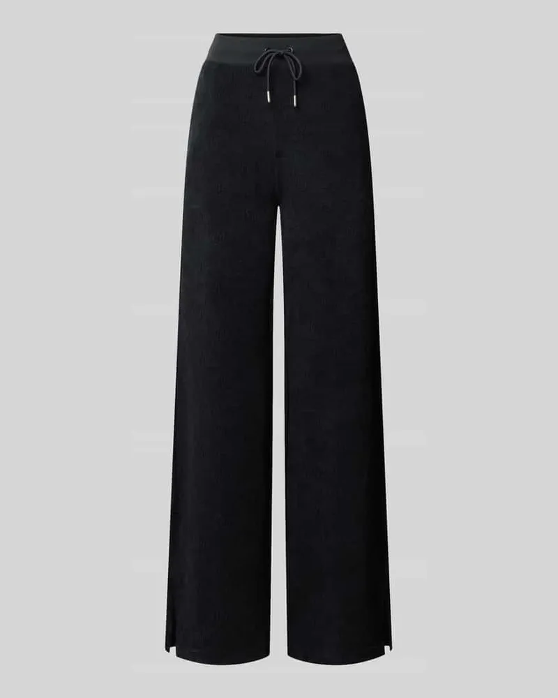 Guess Wide Leg Sweatpants mit Logo-Muster Modell 'LAUDOMIA Black