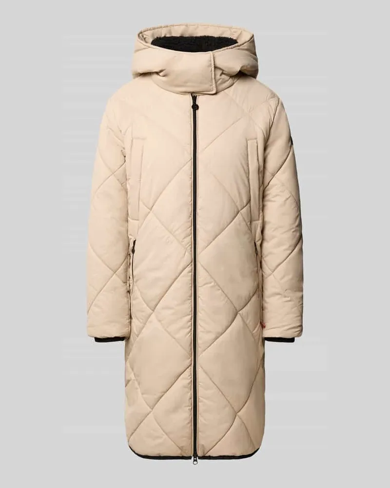 Frieda & Freddies Regular Fit Steppmantel mit Zweiwege-Reißverschluss Modell 'RICHELLE Beige