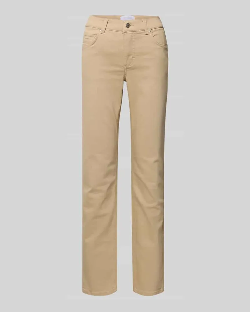 ANGELS  Regular Fit Jeans im 5-Pocket-Design Modell 'CICI 34 Beige