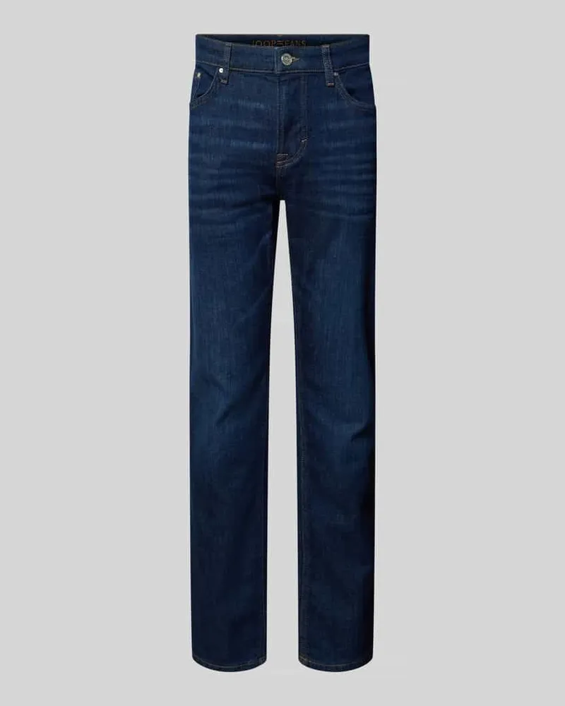 JOOP! Modern Fit Jeans im 5-Pocket-Design Modell 'Mitch Dunkelblau