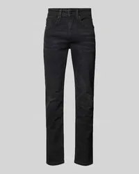 S.Oliver Slim Fit Jeans im 5-Pocket-Design Modell 'Nelio Black