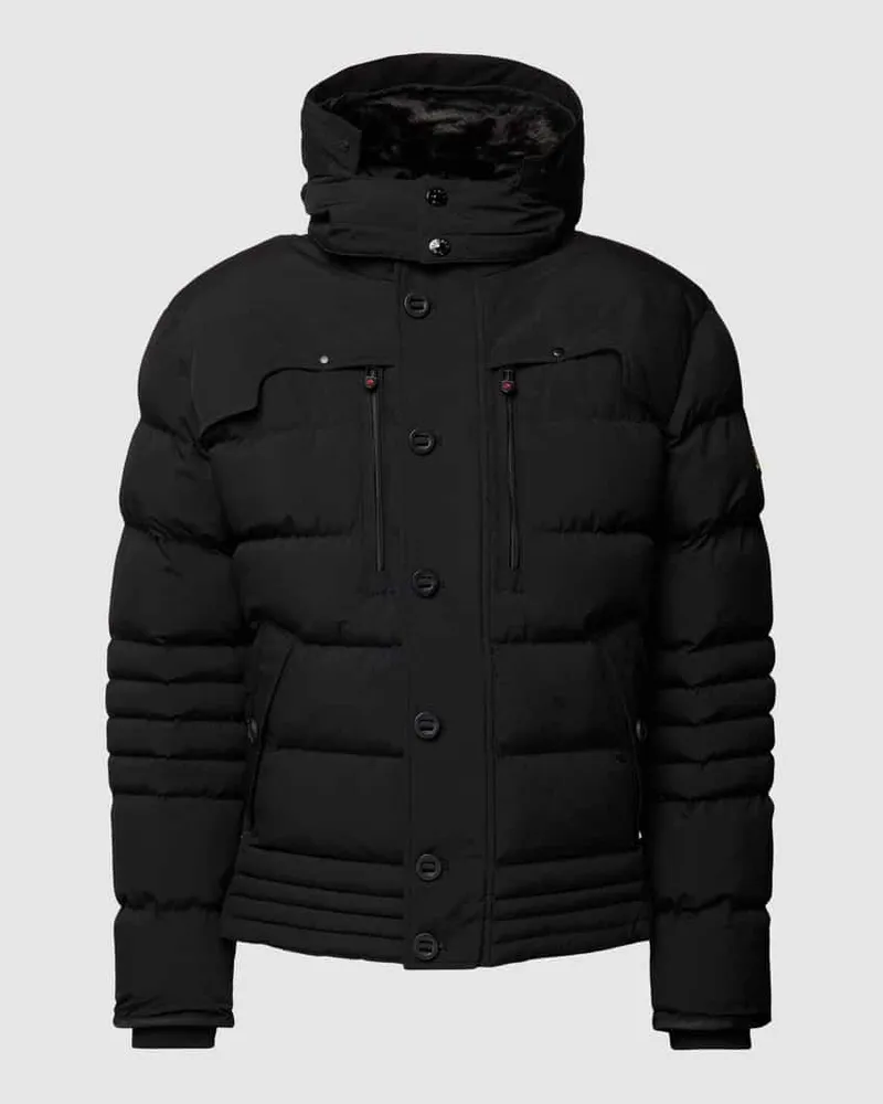 Wellensteyn Steppjacke mit Label-Details Black