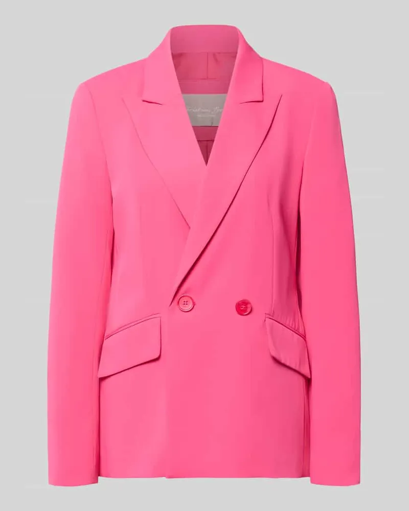 Christian Berg Regular Fit Blazer mit Pattentaschen Pink