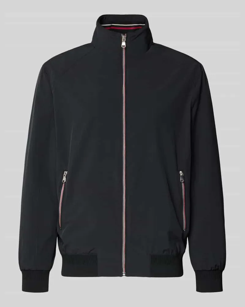 Christian Berg Jacke mit Stehkragen Black