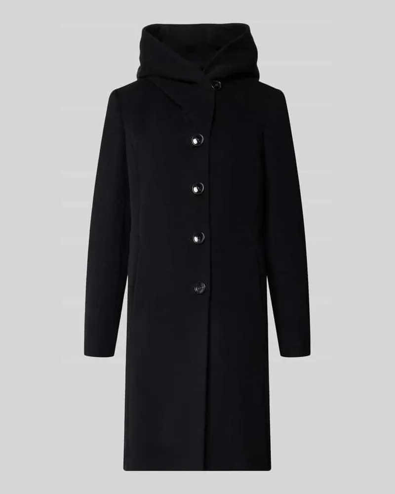 Milo Coats Mantel aus Schurwoll-Mix mit Kaschmir-Anteil Modell 'Bella Black