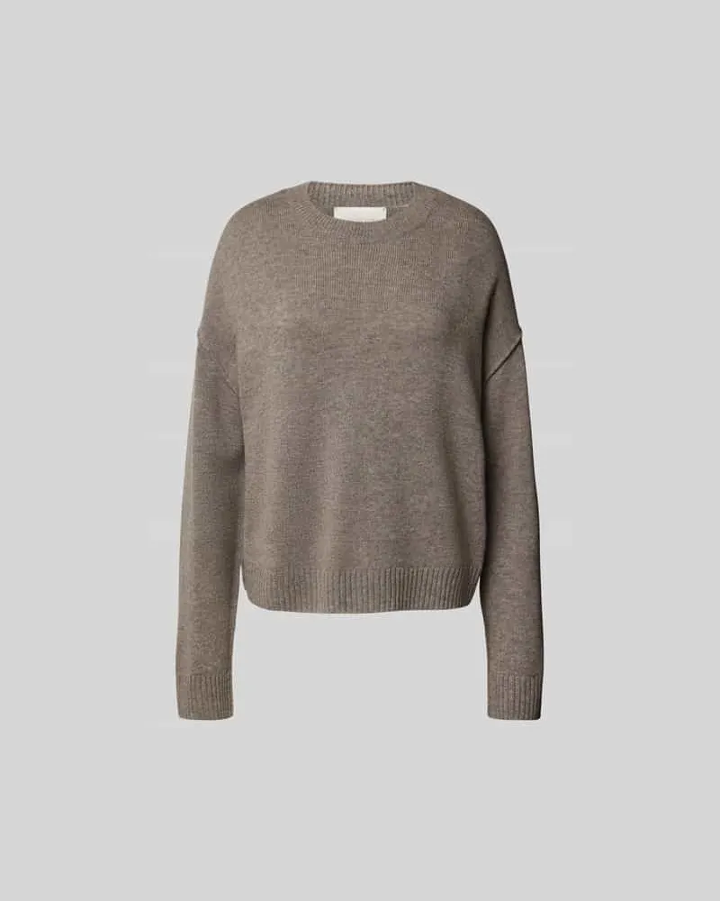 Juvia Wollpullover mit Kaschmir-Anteil Dunkelgrau