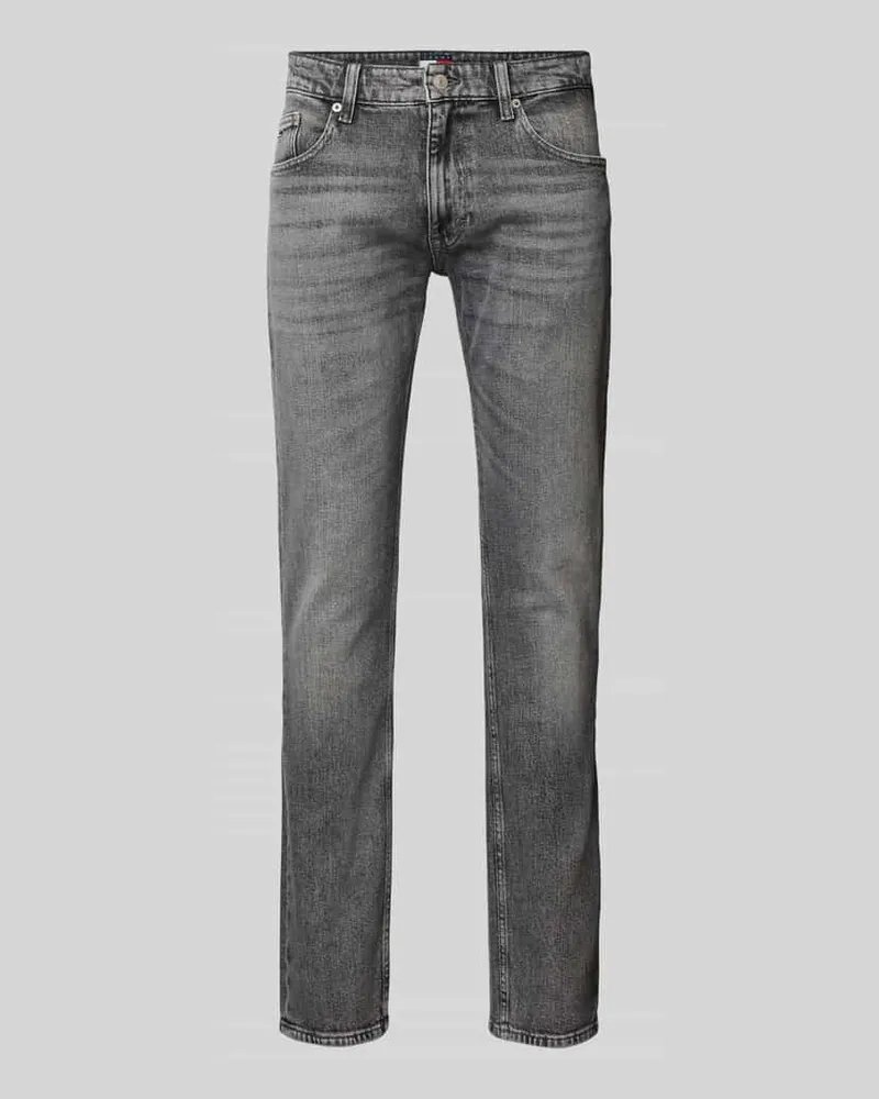 Tommy Hilfiger Slim Fit Jeans aus Baumwoll-Mix Modell 'SCANTON Mittelgrau
