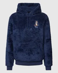 Ralph Lauren Hoodie mit Motiv- und Label-Stitching Marine