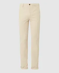 Jack & Jones Slim Fit Hose mit Stretch-Anteil Modell 'Marco Beige