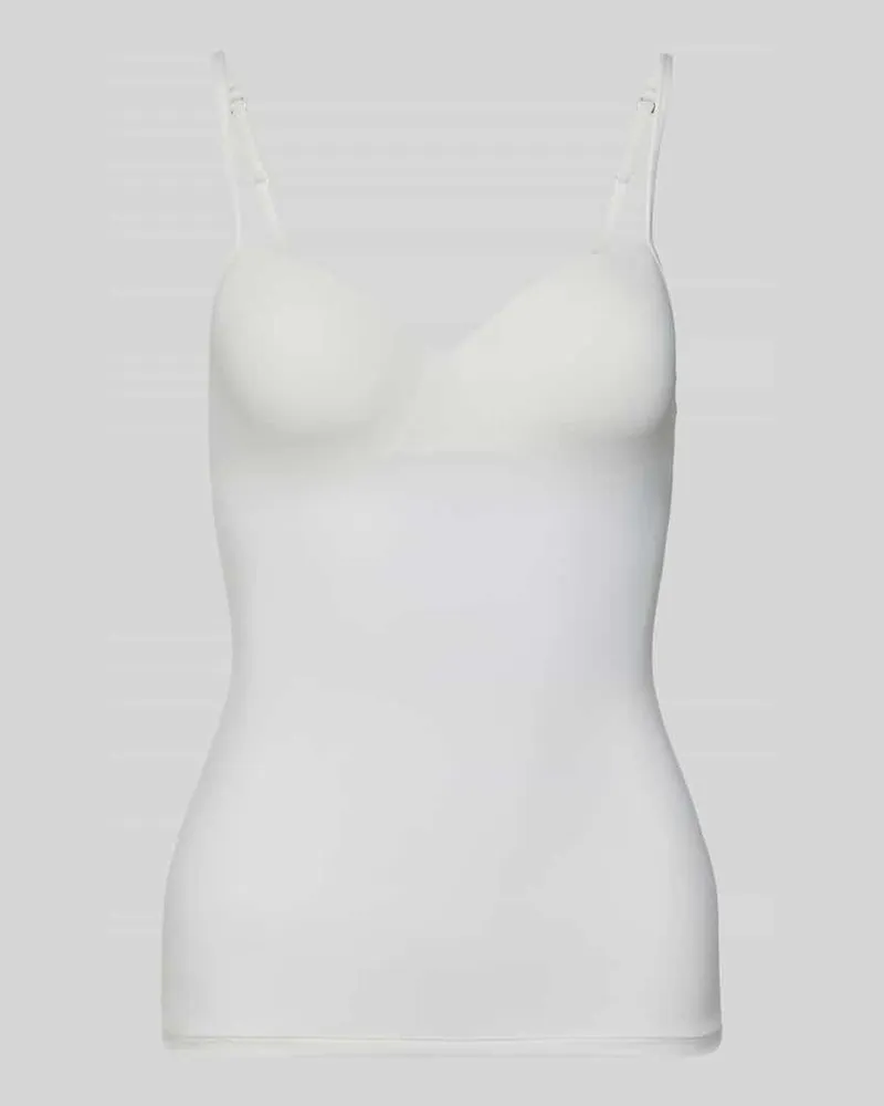 Hanro BH-Top mit gepolsterten, gemoldeten Cups Modell 'ALLURE Weiss