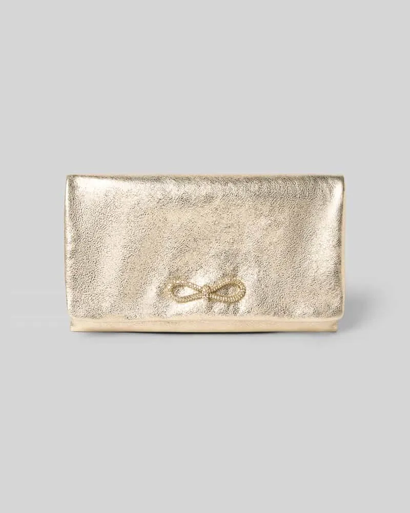 Abro Clutch aus echtem Leder Modell 'Mimos Gold