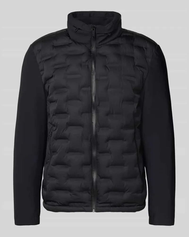 Bugatti Jacke mit Stehkragen Oliv