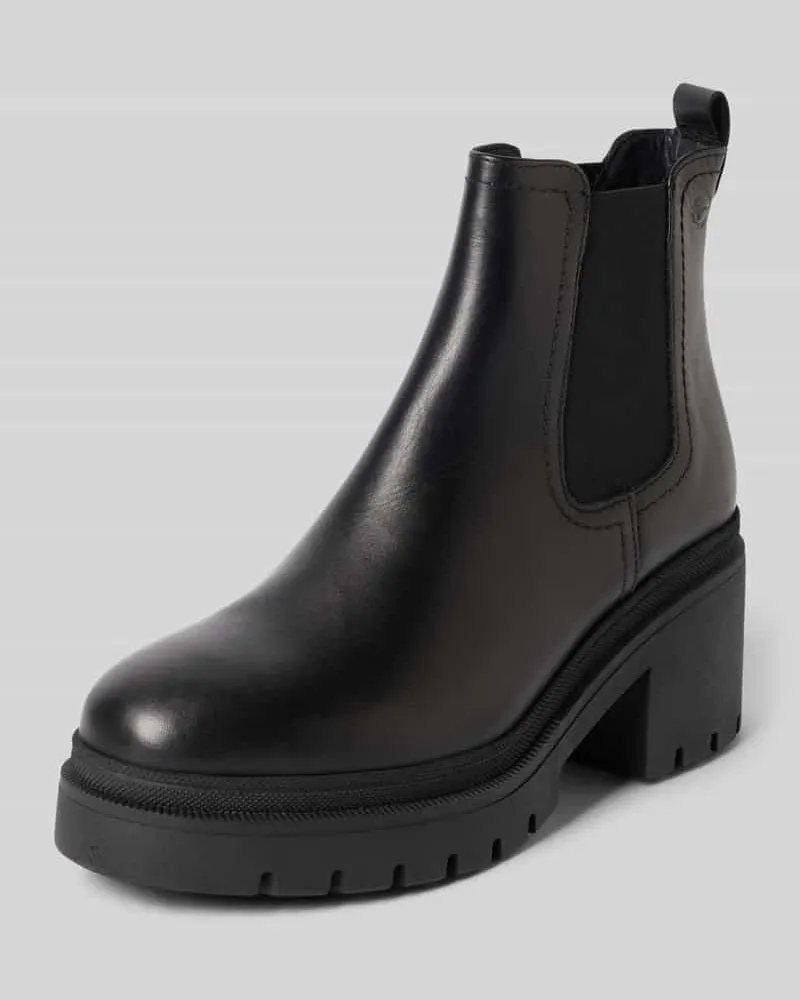 Tamaris Boots aus echtem Leder Black