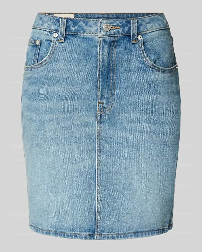 Gant Jeansrock mit Eingrifftaschen Hellblau