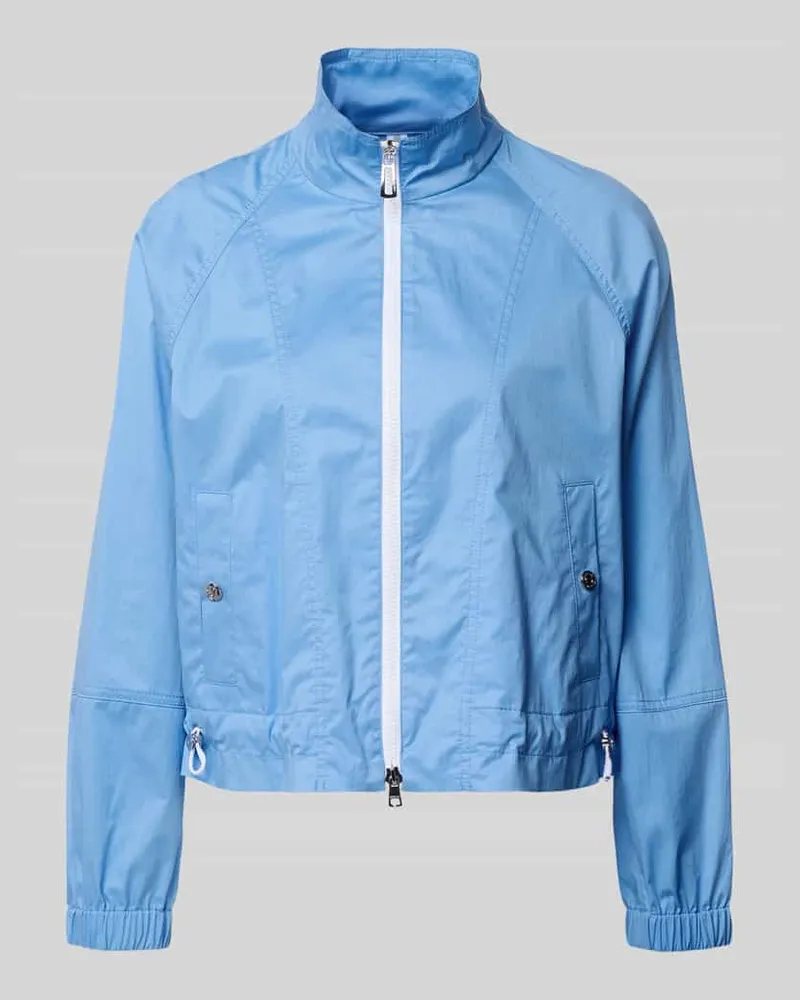 Marc Cain Regular Fit Jacke mit Stehkragen Sky