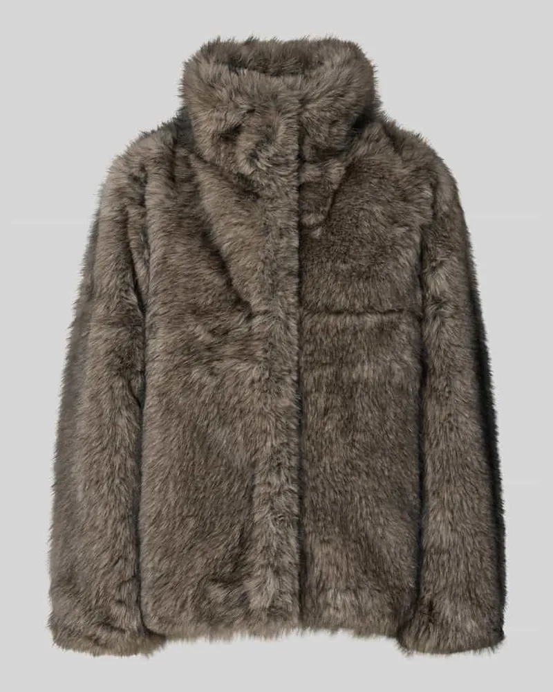 b.young Regular Fit Jacke aus Kunstfell Modell 'CERIKO Taupe