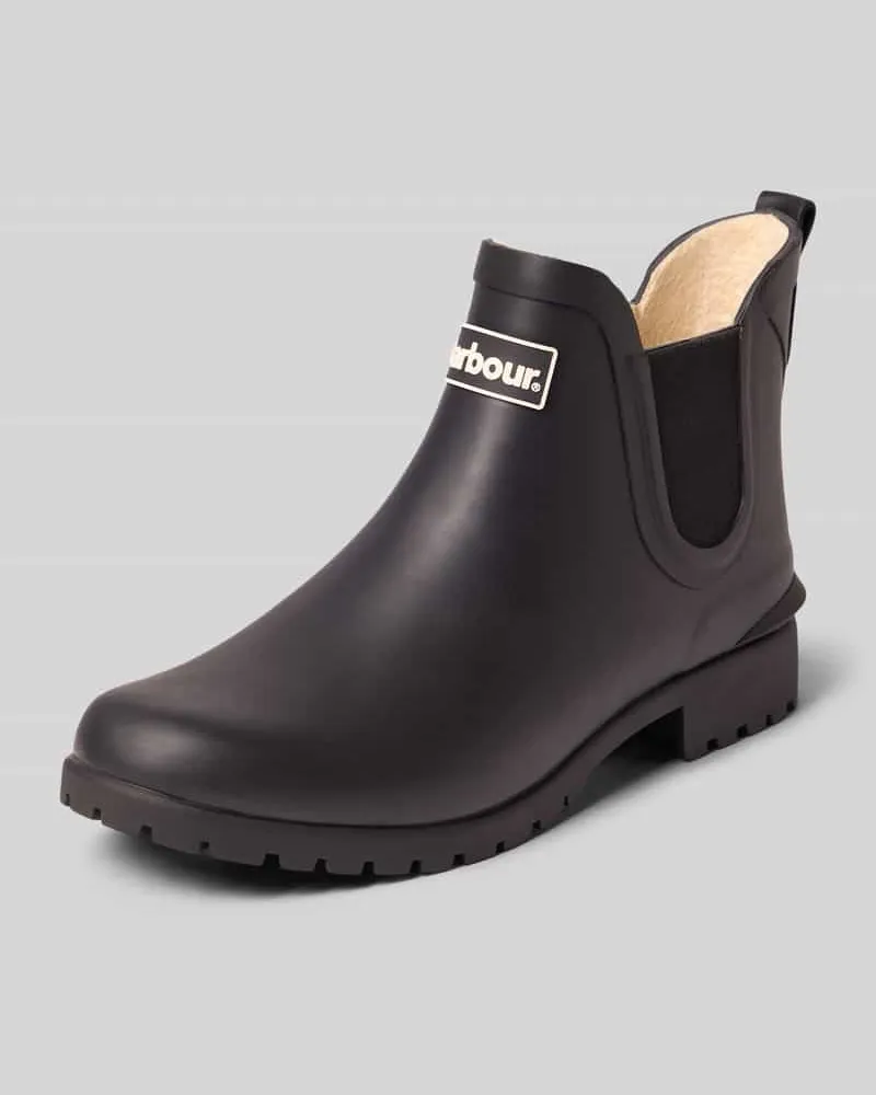 Barbour Boots mit Label-Detail Modell 'Kirkton Black