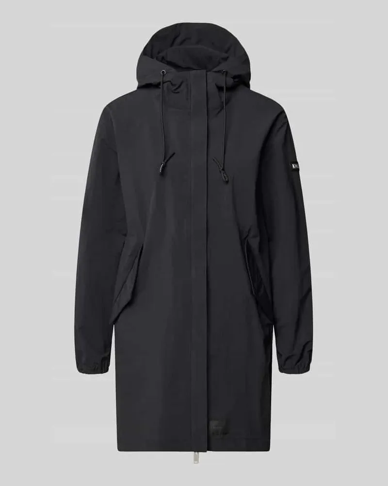 khujo Parka mit Label-Patches Modell 'AMETI Black
