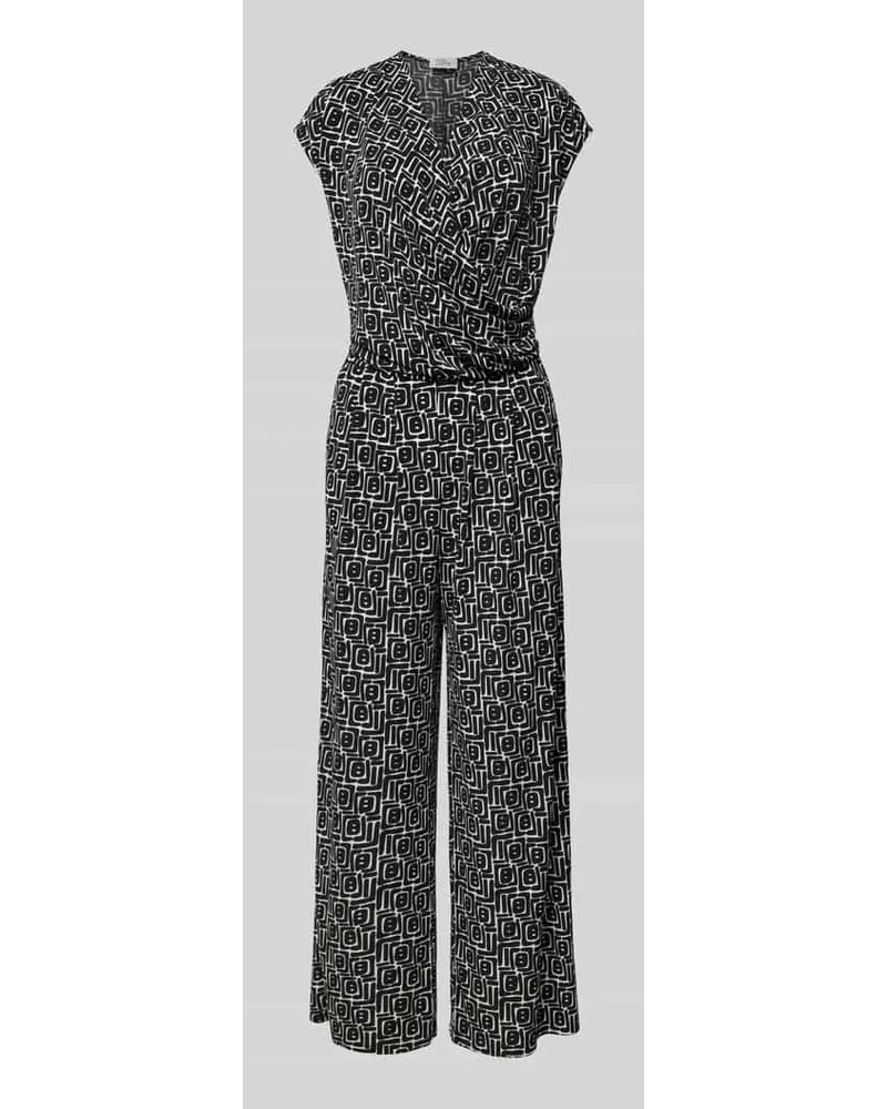 Vera Mont Jumpsuit mit Allover-Print Black